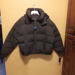 NWT Lucky Brand "Green Olive" L or XL Puffer Jacket Firm Price*